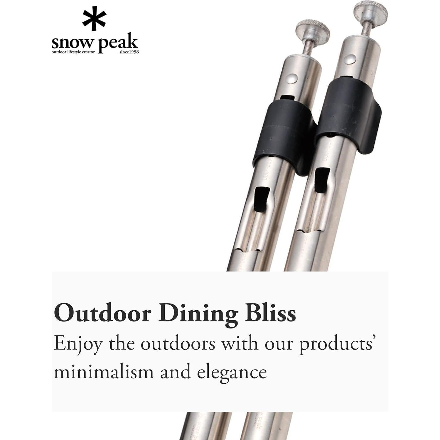 Mesa de Comedor Ajustable Snow Peak CK-151 31.75 cm