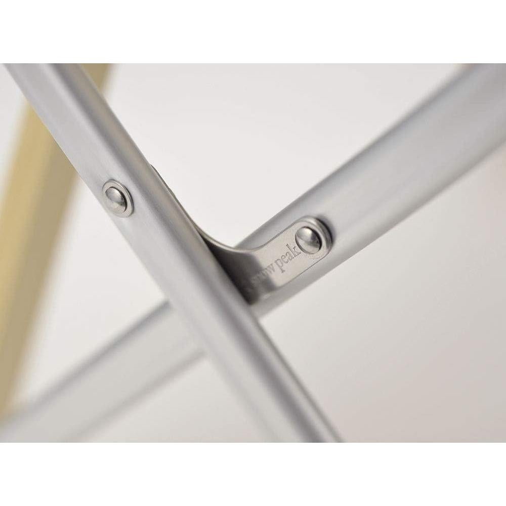 Silla Larga Take! Snow Peak de Bambú y Lona Lavable 130x11 cm