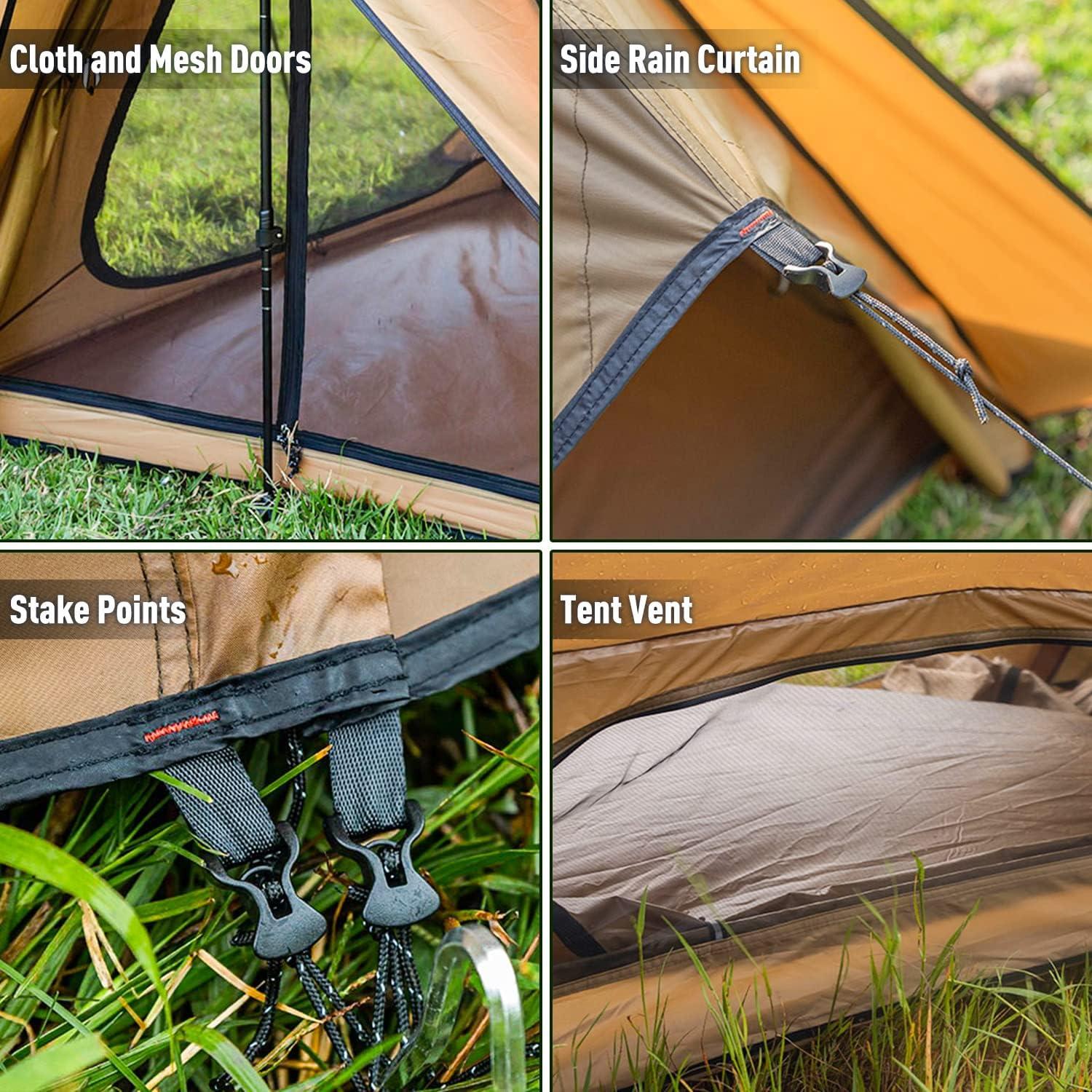 Tienda Caliente POMOLY Stovehut 70 3.0 Impermeable 2 Personas