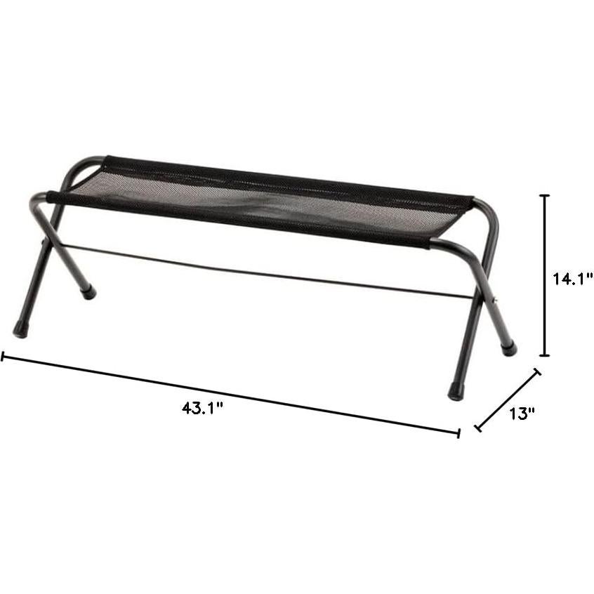 Banco Plegable de Malla Snow Peak - Camping Portátil 80kg