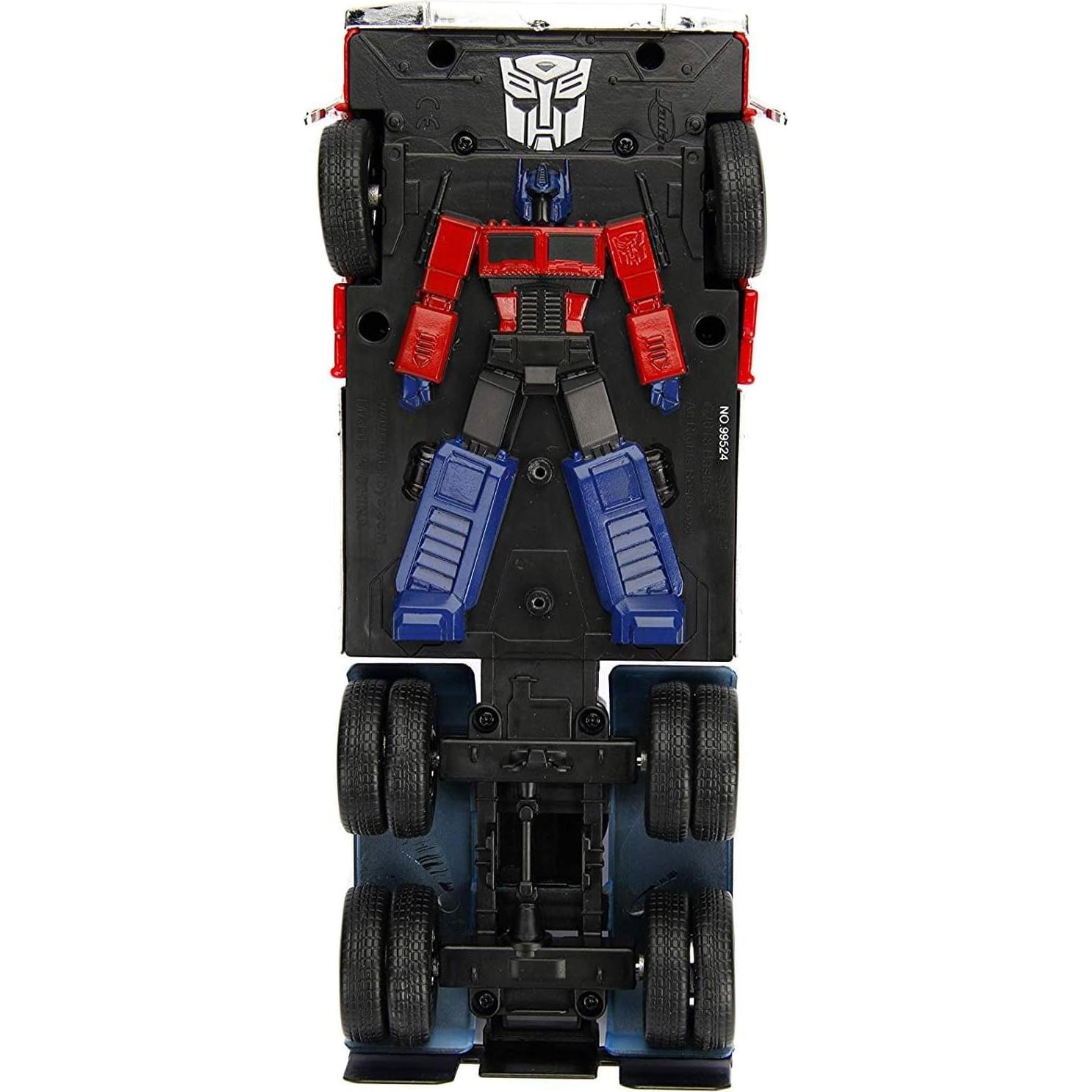 Transformers G1 Jada Toys Optimus Prime Camión Rojo 1:24