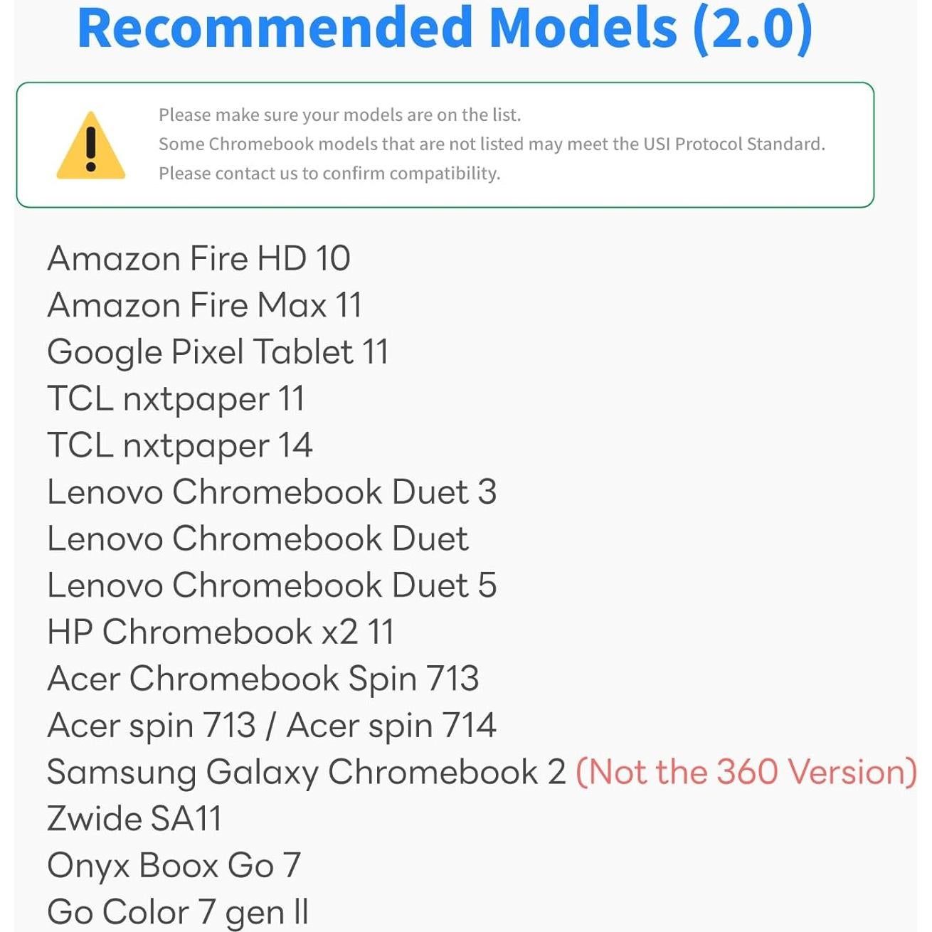 Lápiz Estilográfico Penoval USI 2.0 para Chromebooks - 4096 Niveles de Presión