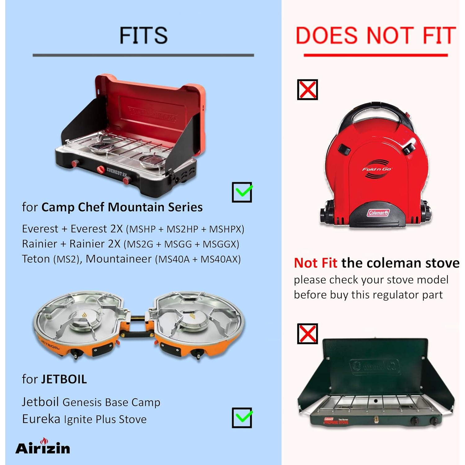 Regulador de Estufa MS-132P Camp Chef Everest 2X Propano