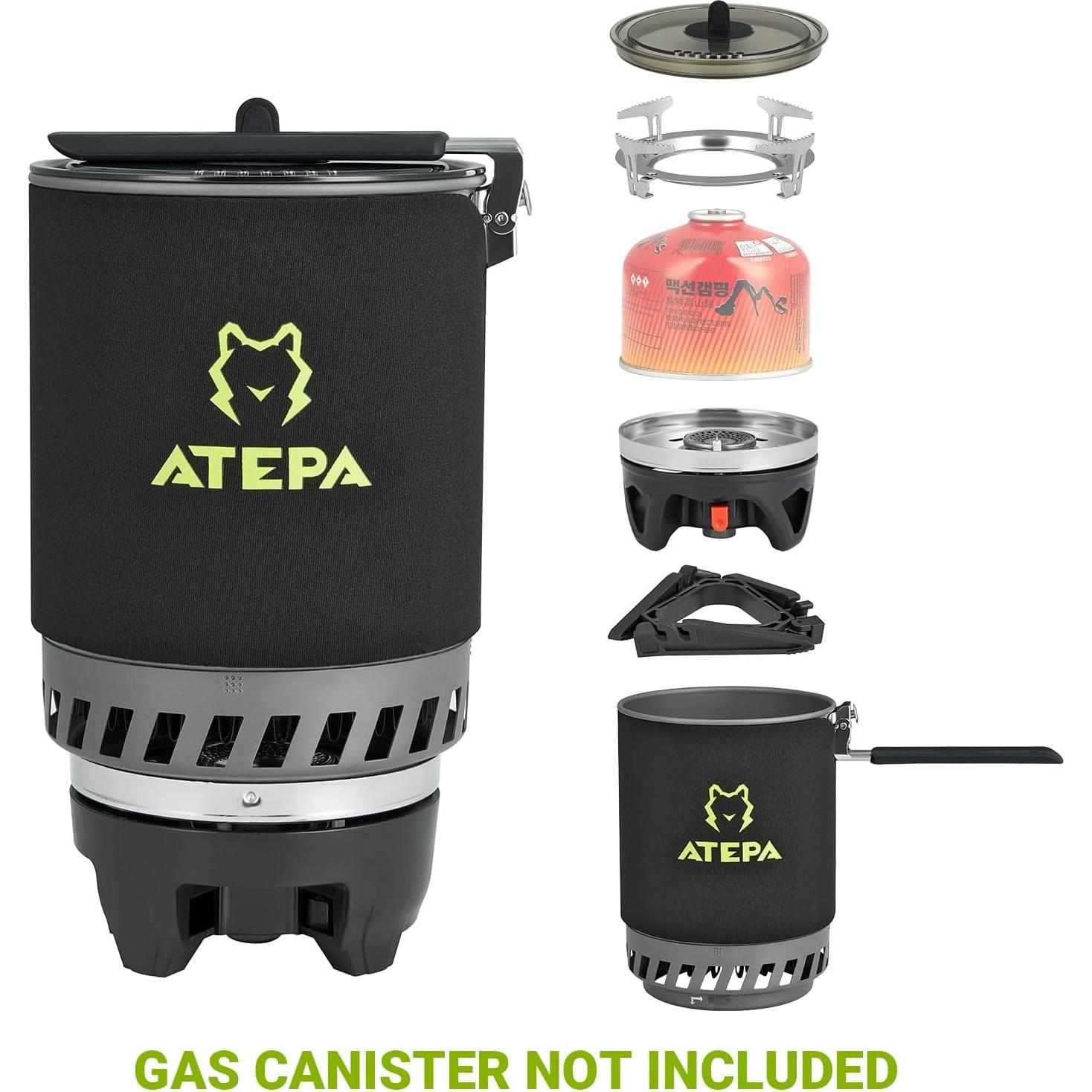 Backpacking Stove Camping Cooking Gear for Outdoor Hiking Hunting Fishing