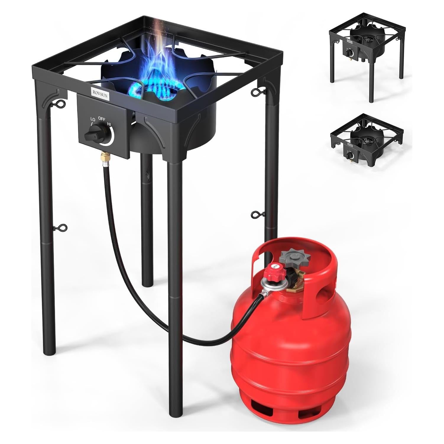 Estufa de Gas Portátil ROVSUN 100,000 BTU Propano Camping