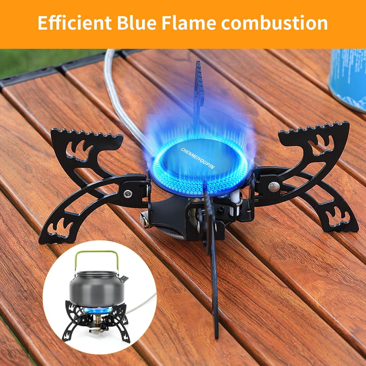 Estufa de Camping Portátil CHENMEIYOUPIN 3800W Plegable