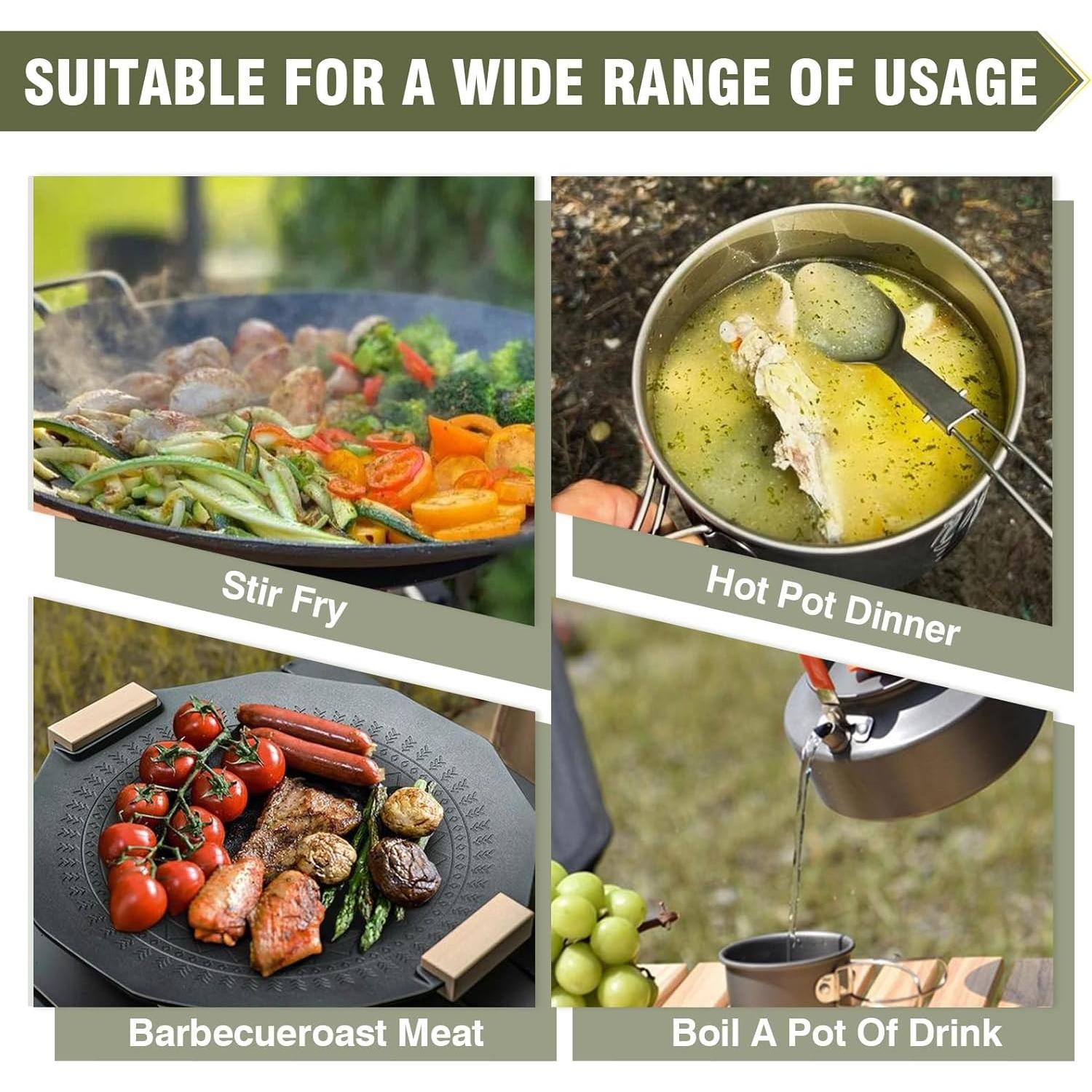 Estufa de Propano Portátil BESTFIRE 72000 BTU con Encendido Piezoeléctrico