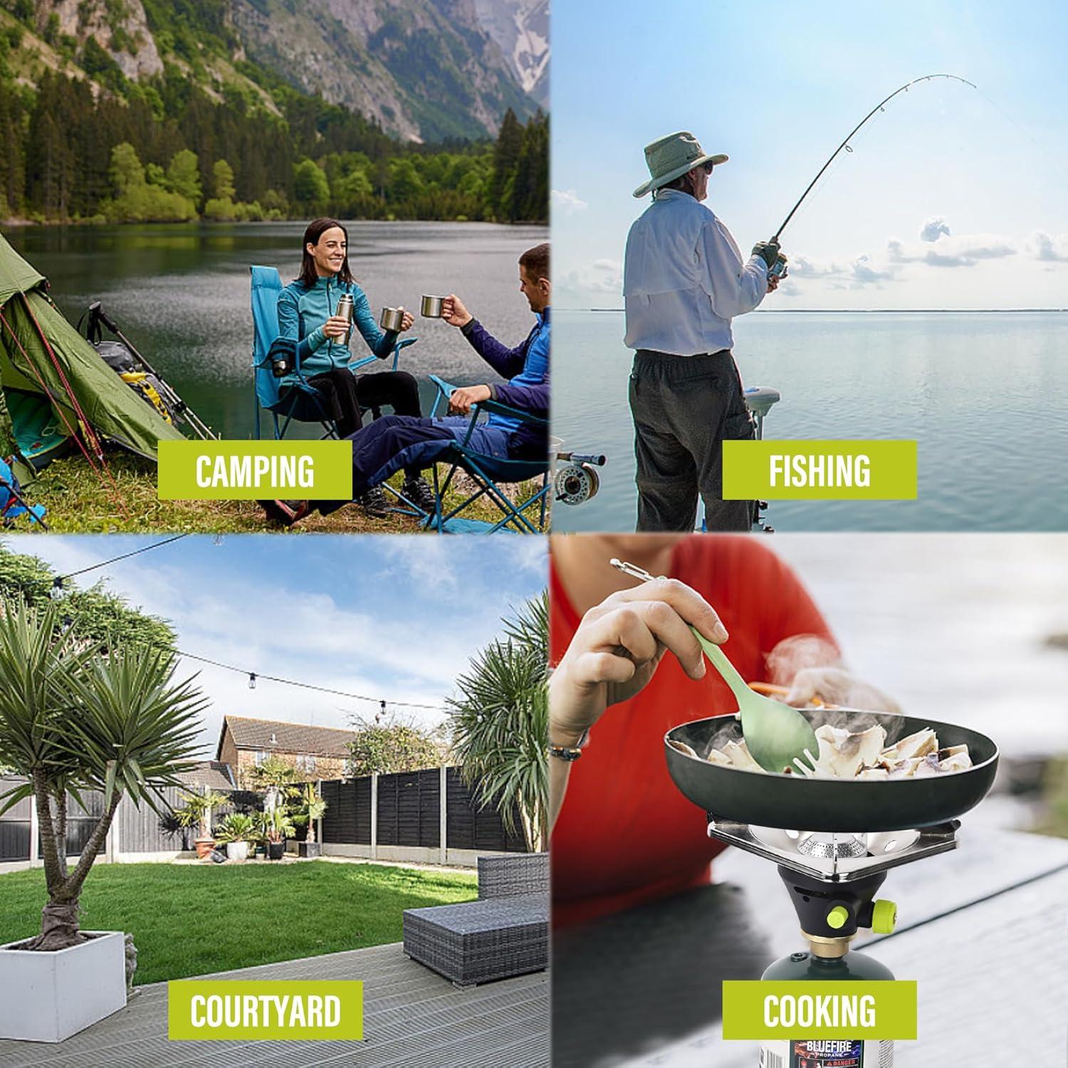 Estufa de Camping Propano Hotdevil HD-5005 Ligera 0.65 kg