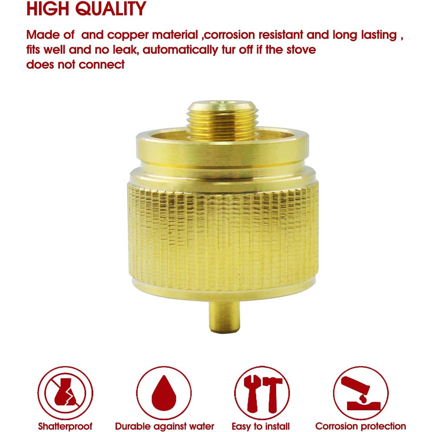 Adaptador de Estufa de Camping MENSI para Gas Propano EN417