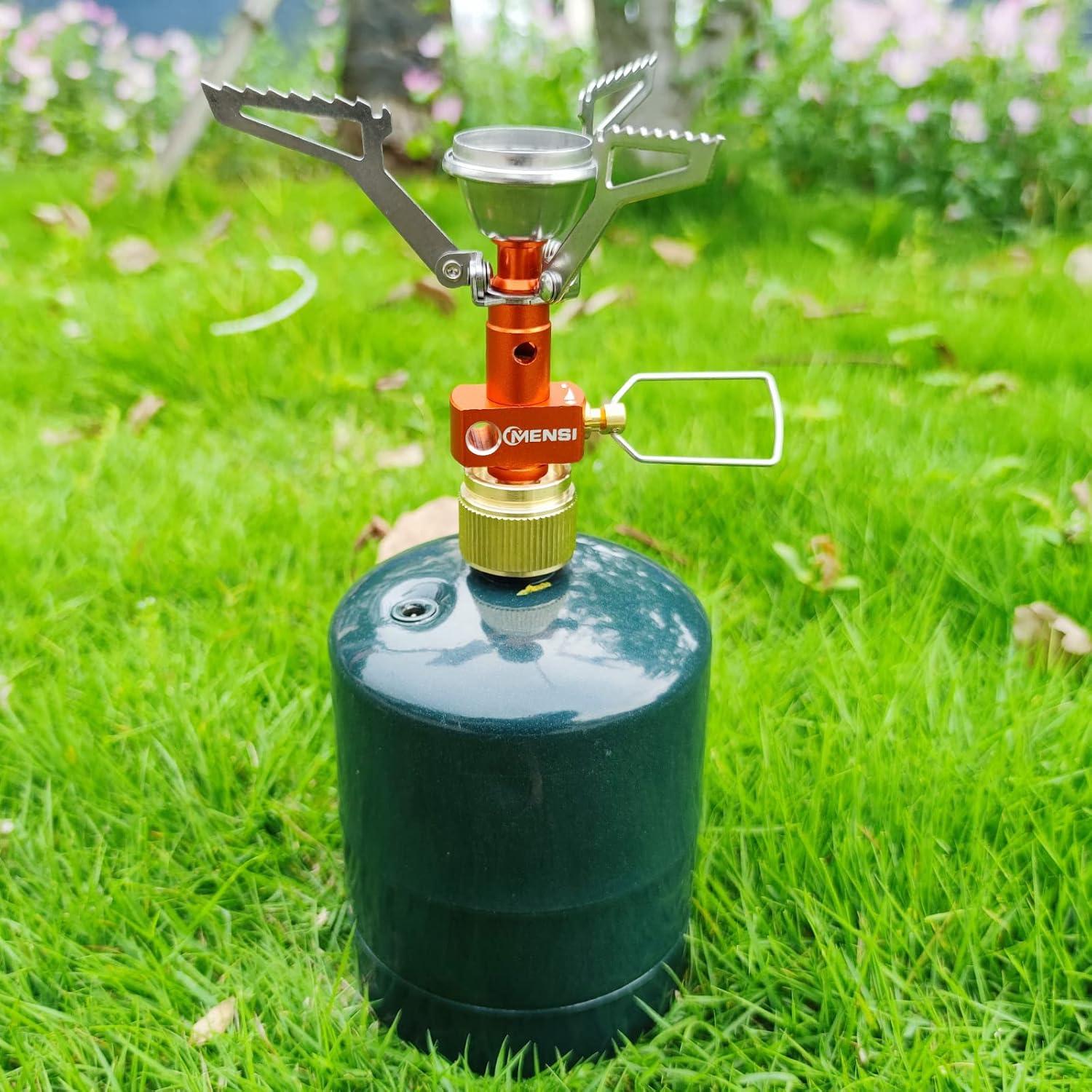 Adaptador de Estufa de Camping MENSI para Gas Propano EN417