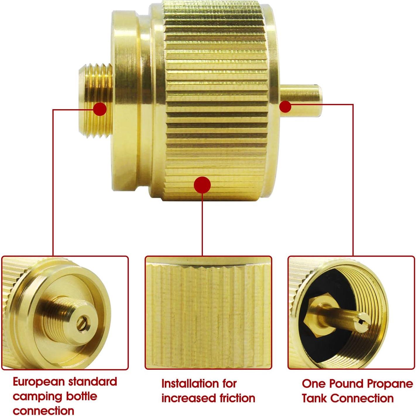 Adaptador de Estufa de Camping MENSI para Gas Propano EN417