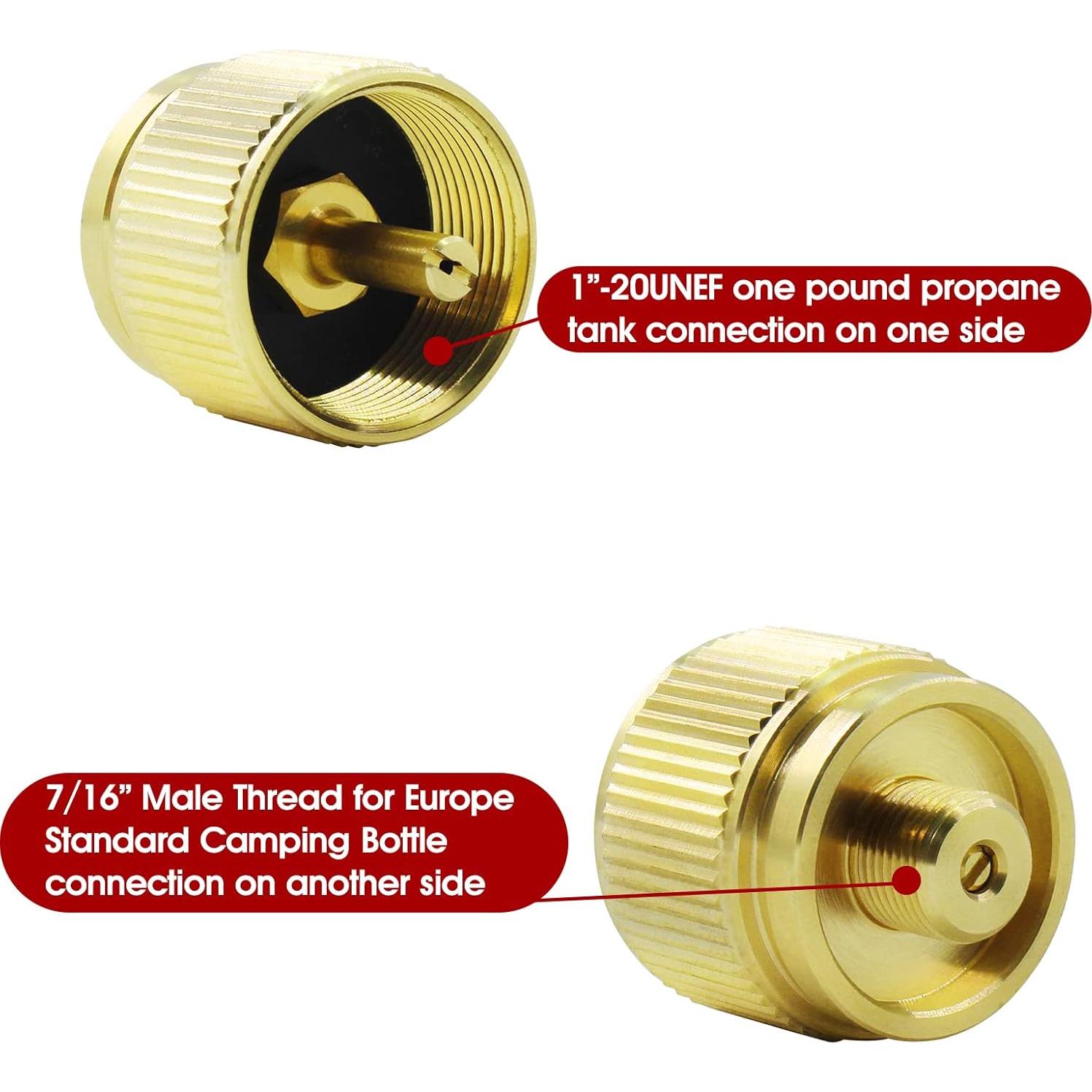 Adaptador de Estufa de Camping MENSI para Gas Propano EN417