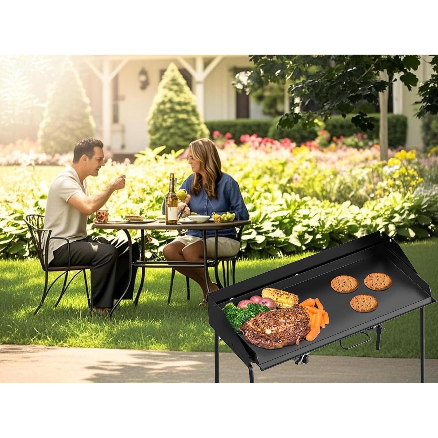 Plancha de Acero BBQ777 35.5 x 81.3 cm para Estufas Camp Chef