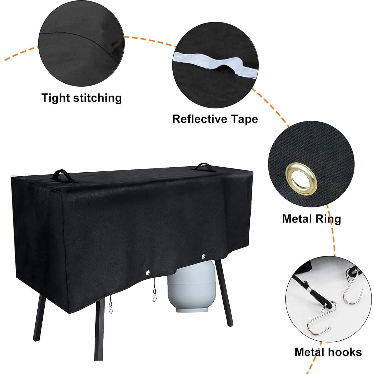 Cubierta y Bolsa de Transporte Hisencn para Estufa 3 Quemadores