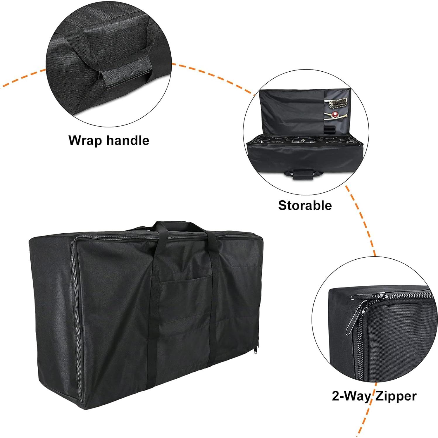 Cubierta y Bolsa de Transporte Hisencn para Estufa 3 Quemadores