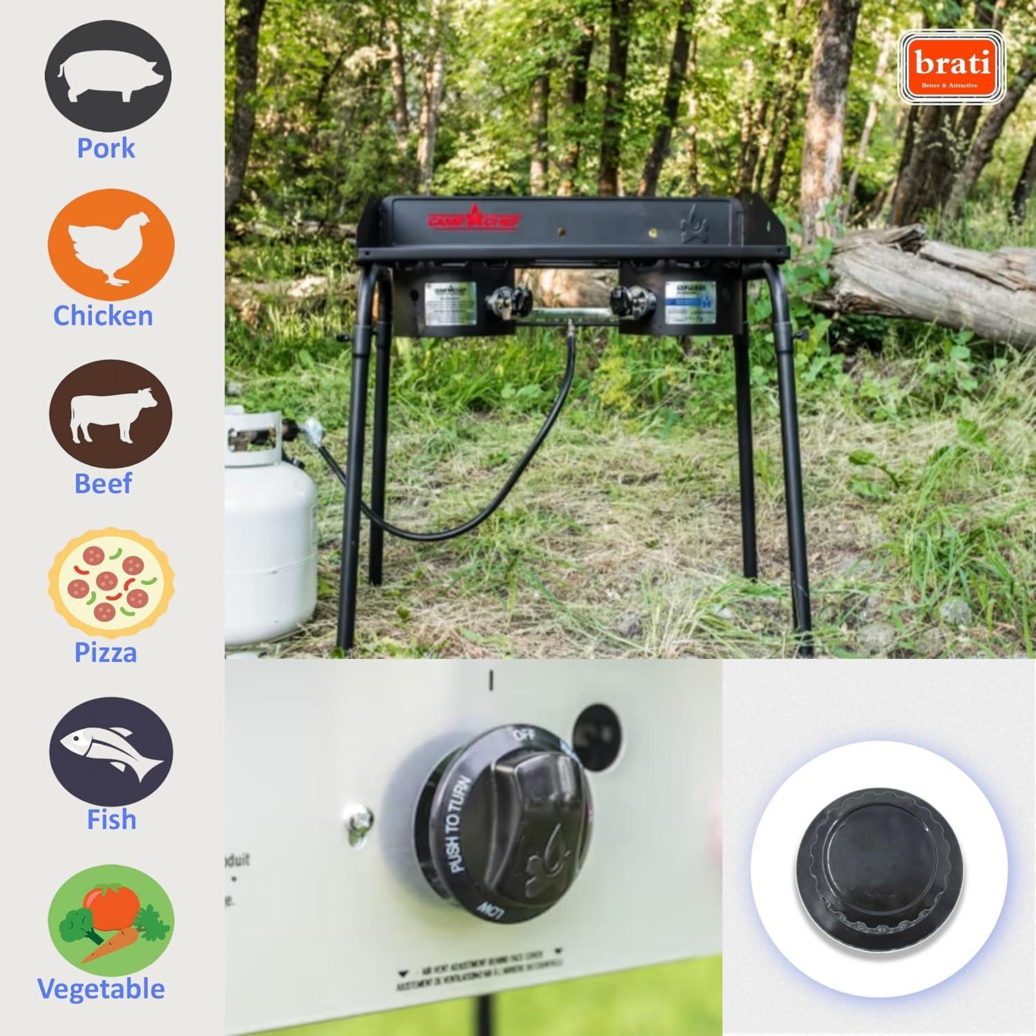 Perillas de Reemplazo para Estufas Camp Chef - 3 Unidades