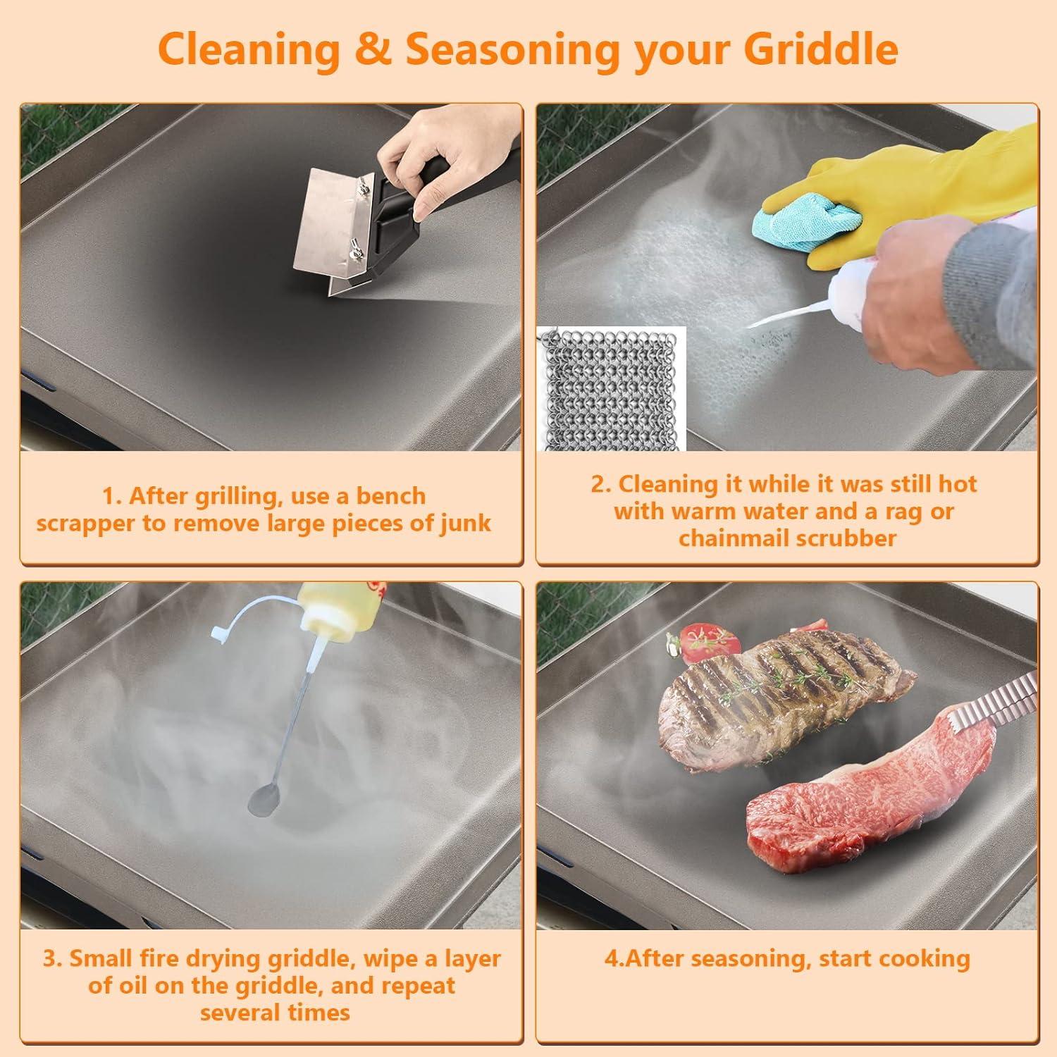 Plancha de Cocina Hisencn 96.5x44.5cm para Estufa Camp Chef