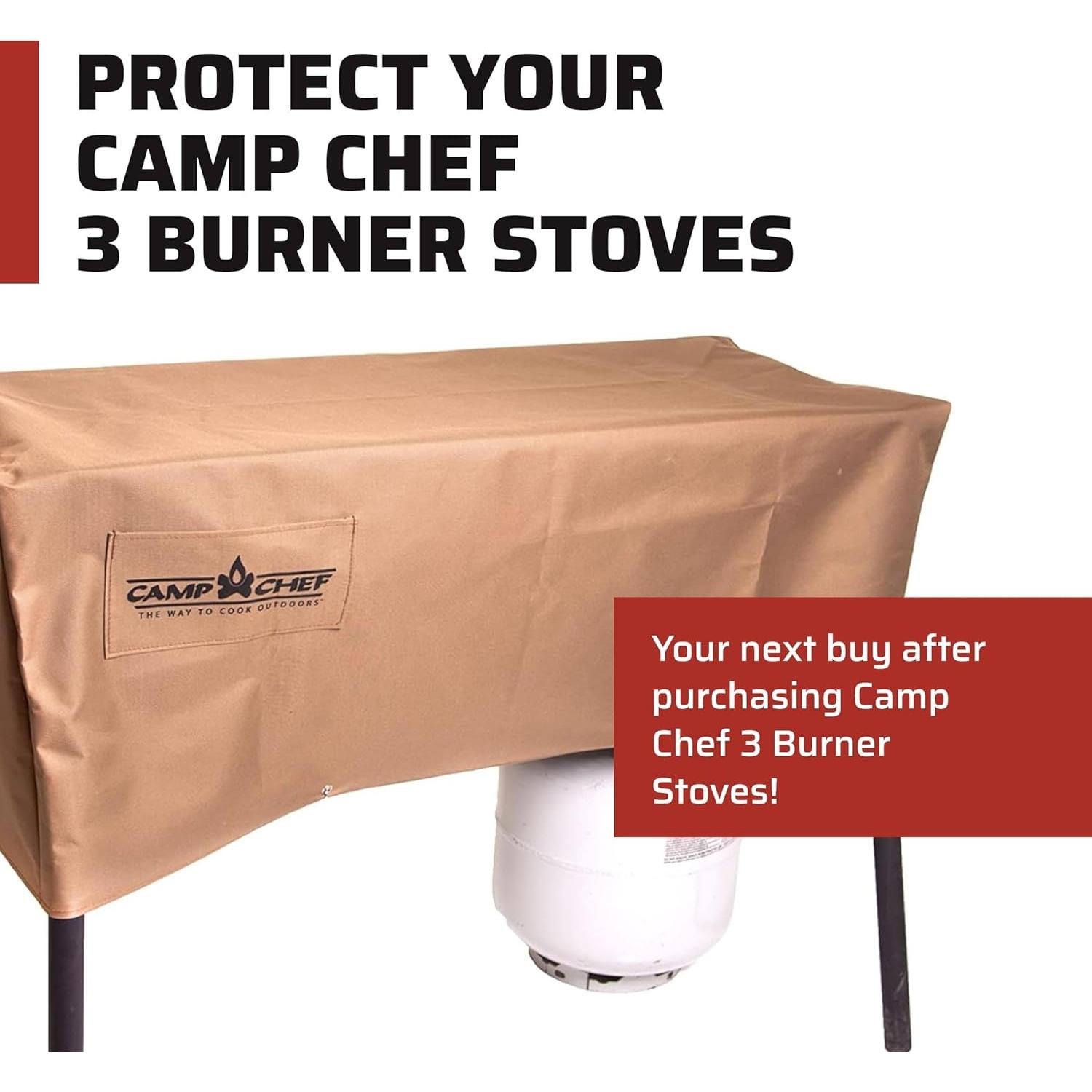 Cubierta para Cocina Camp Chef 3 Quemadores PC42 - Resistente