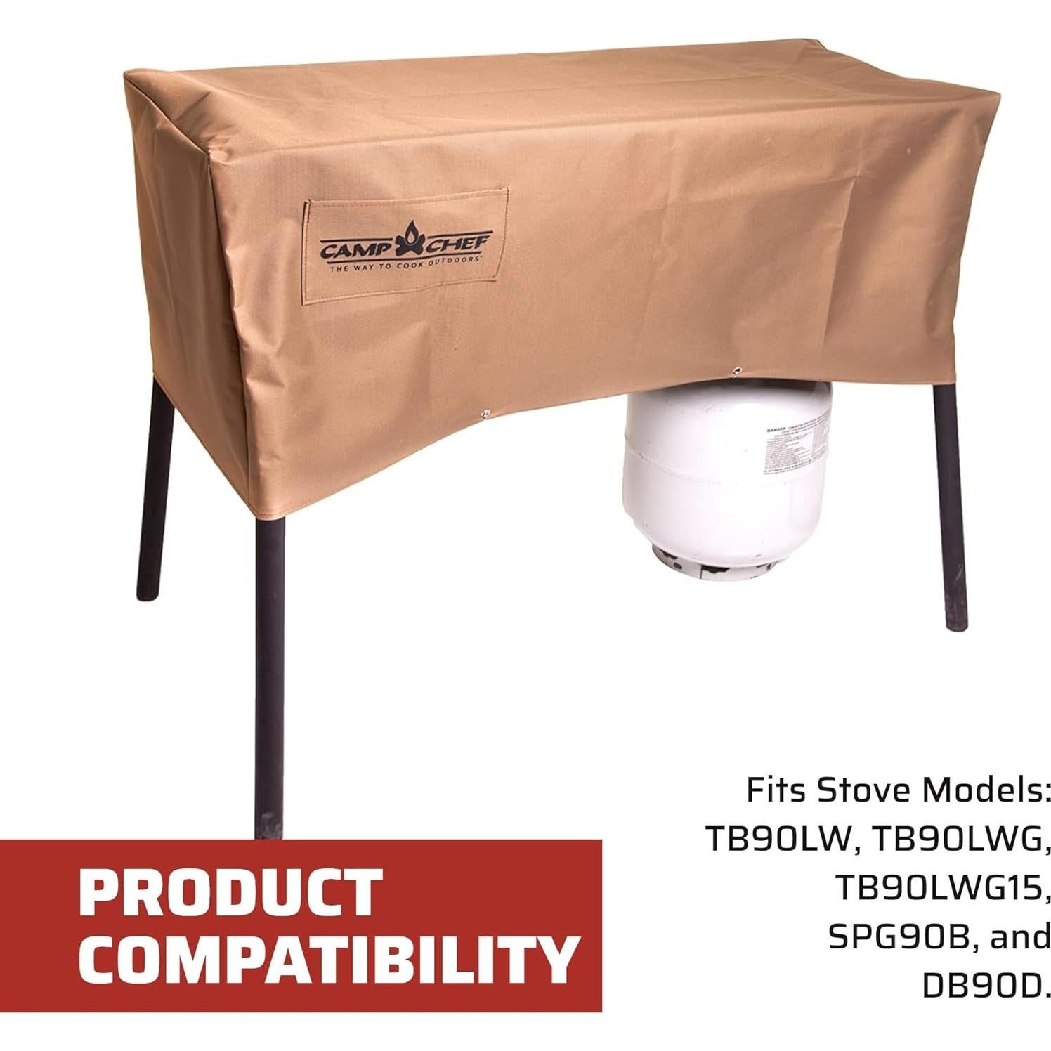 Cubierta para Cocina Camp Chef 3 Quemadores PC42 - Resistente