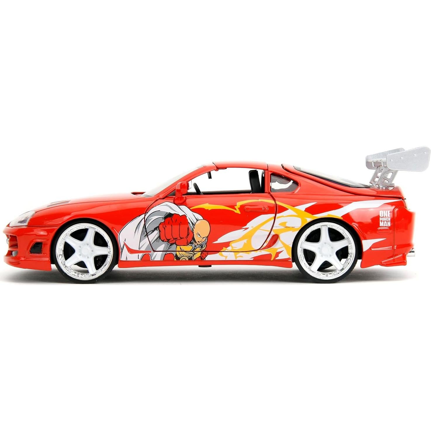 Jada Toyota Supra 1995 One Punch Man 1:24 con figura