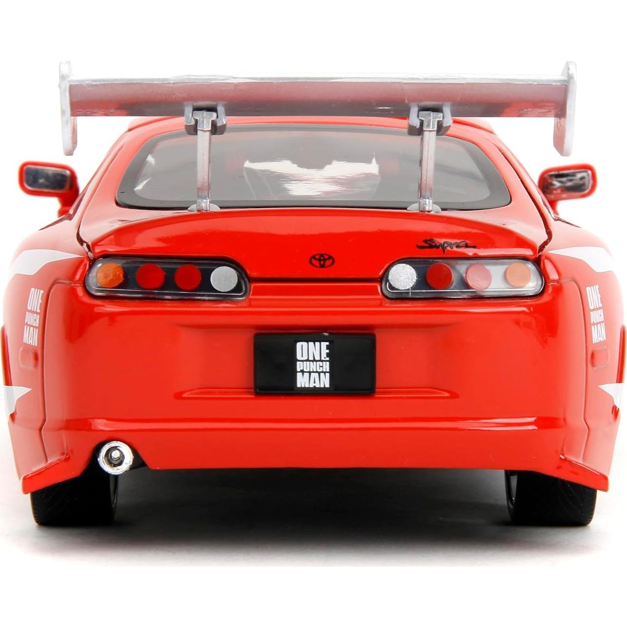 Jada Toyota Supra 1995 One Punch Man 1:24 con figura