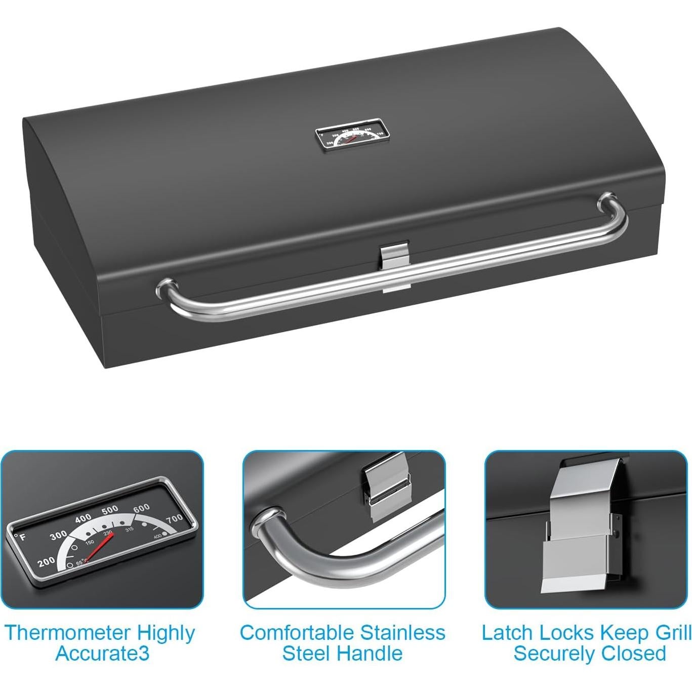 Caja Deluxe para BBQ KEESHA 35.56 cm, Compatible Camp Chef