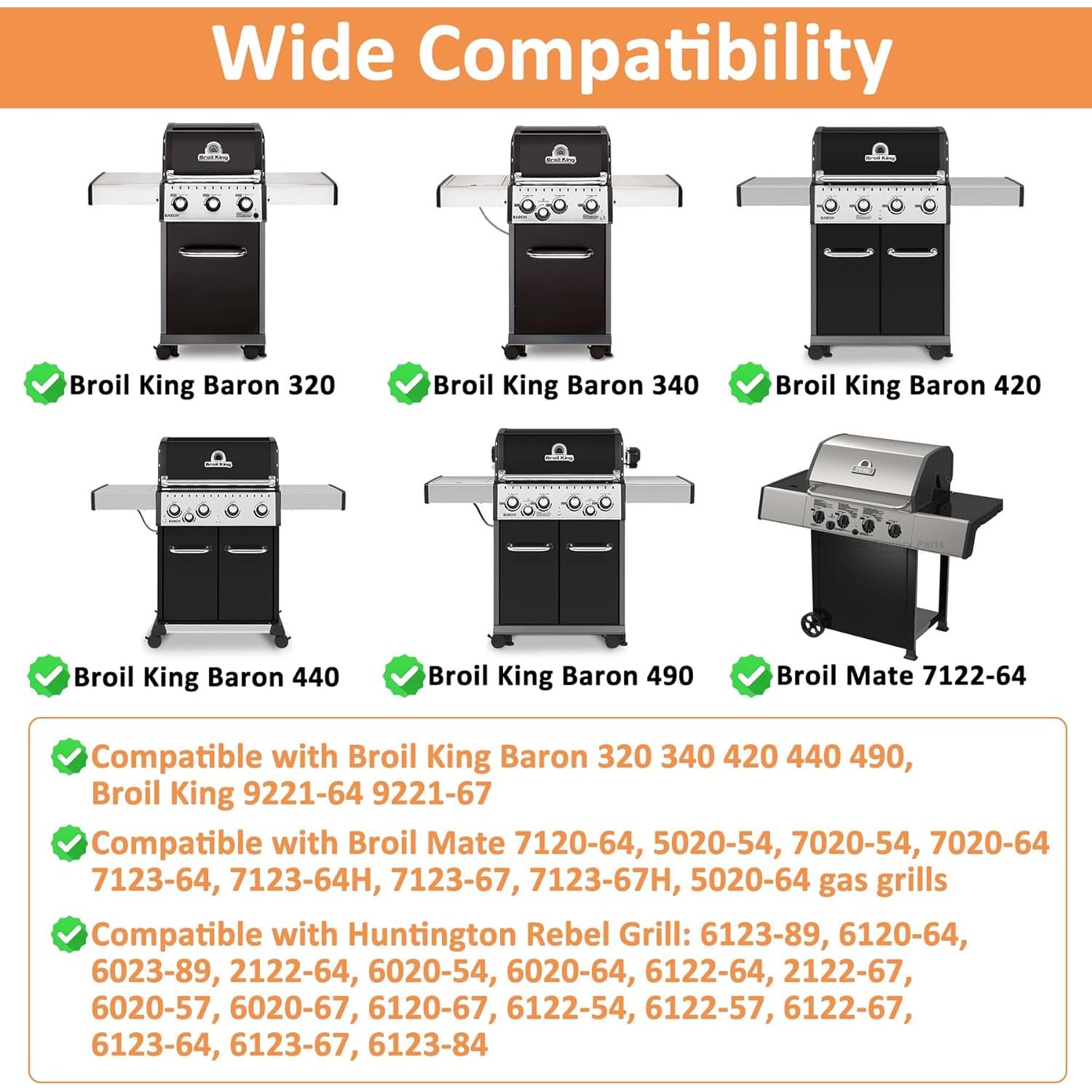 Plancha de Acero AJinTeby 57.4x43.9 cm para Weber y Broil King