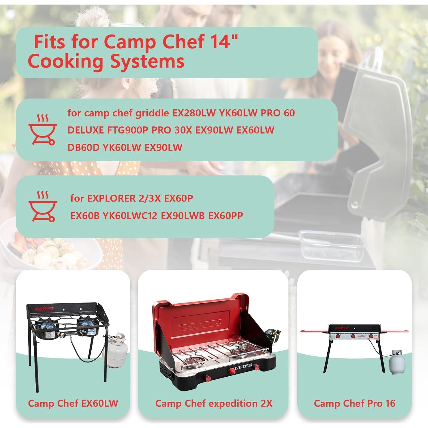 Plancha plana Camp Chef 81.28x35.56cm para estufas de gas