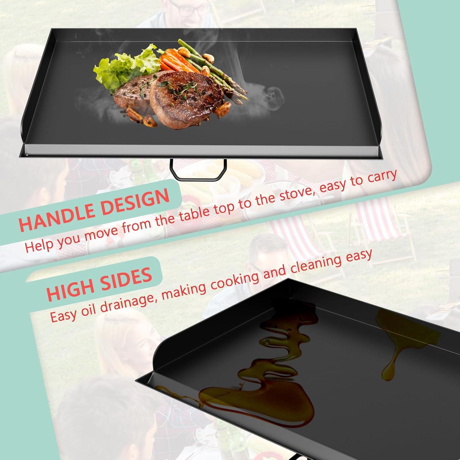 Plancha plana Camp Chef 81.28x35.56cm para estufas de gas