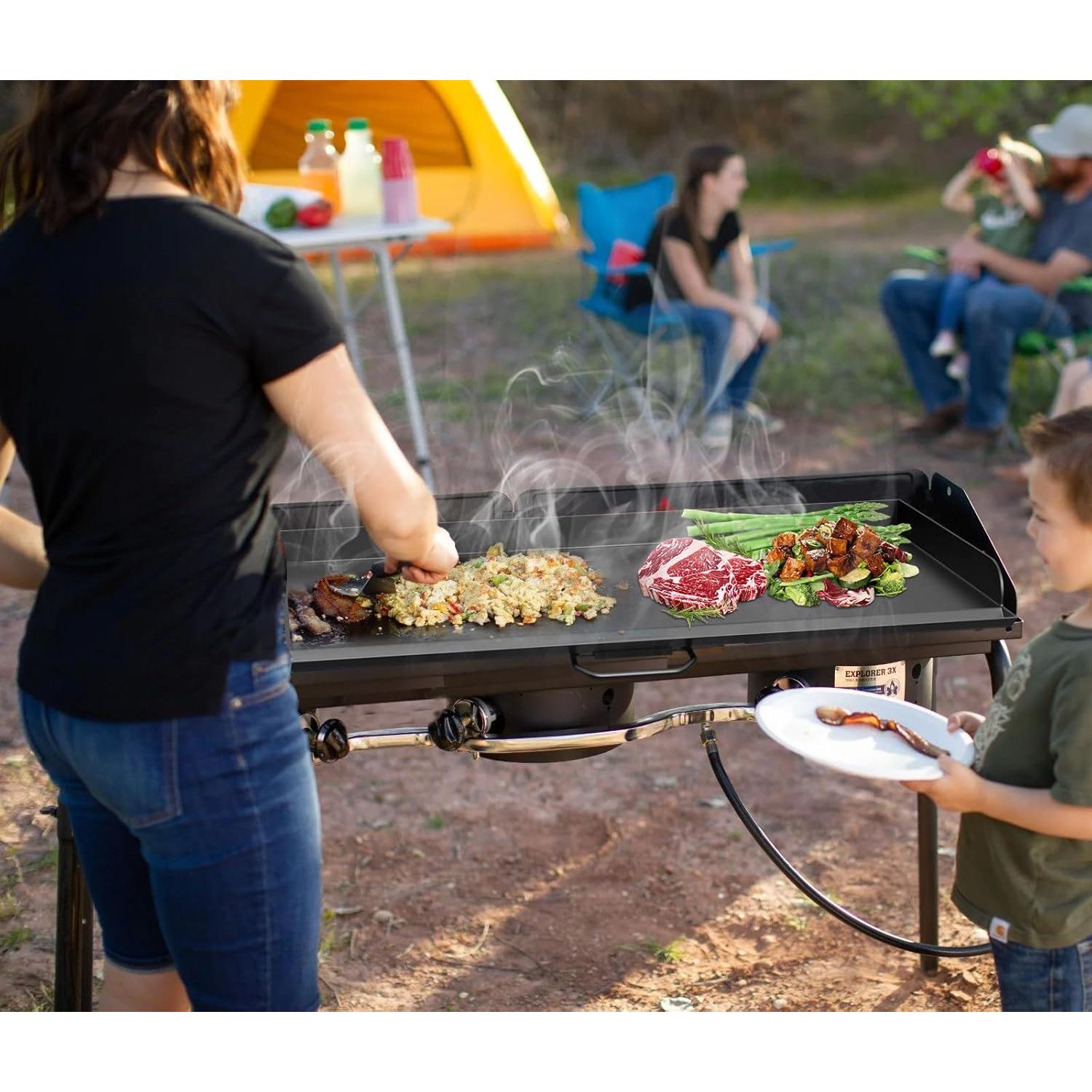 Plancha plana Camp Chef 81.28x35.56cm para estufas de gas