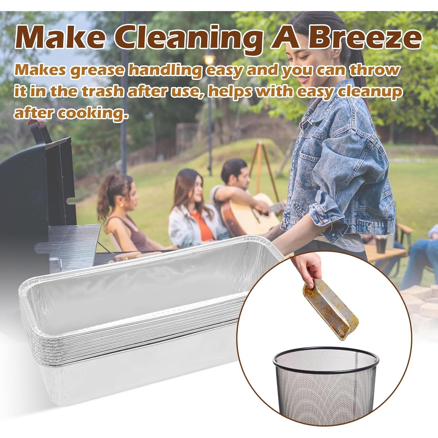 Captador de Grasa MOASKER para Plancha Camp Chef - 10 Forros