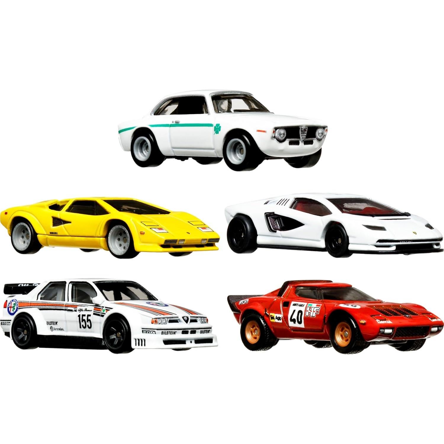 Set 5 Coches Juguete Hot Wheels Che Figata 1:64 Premium