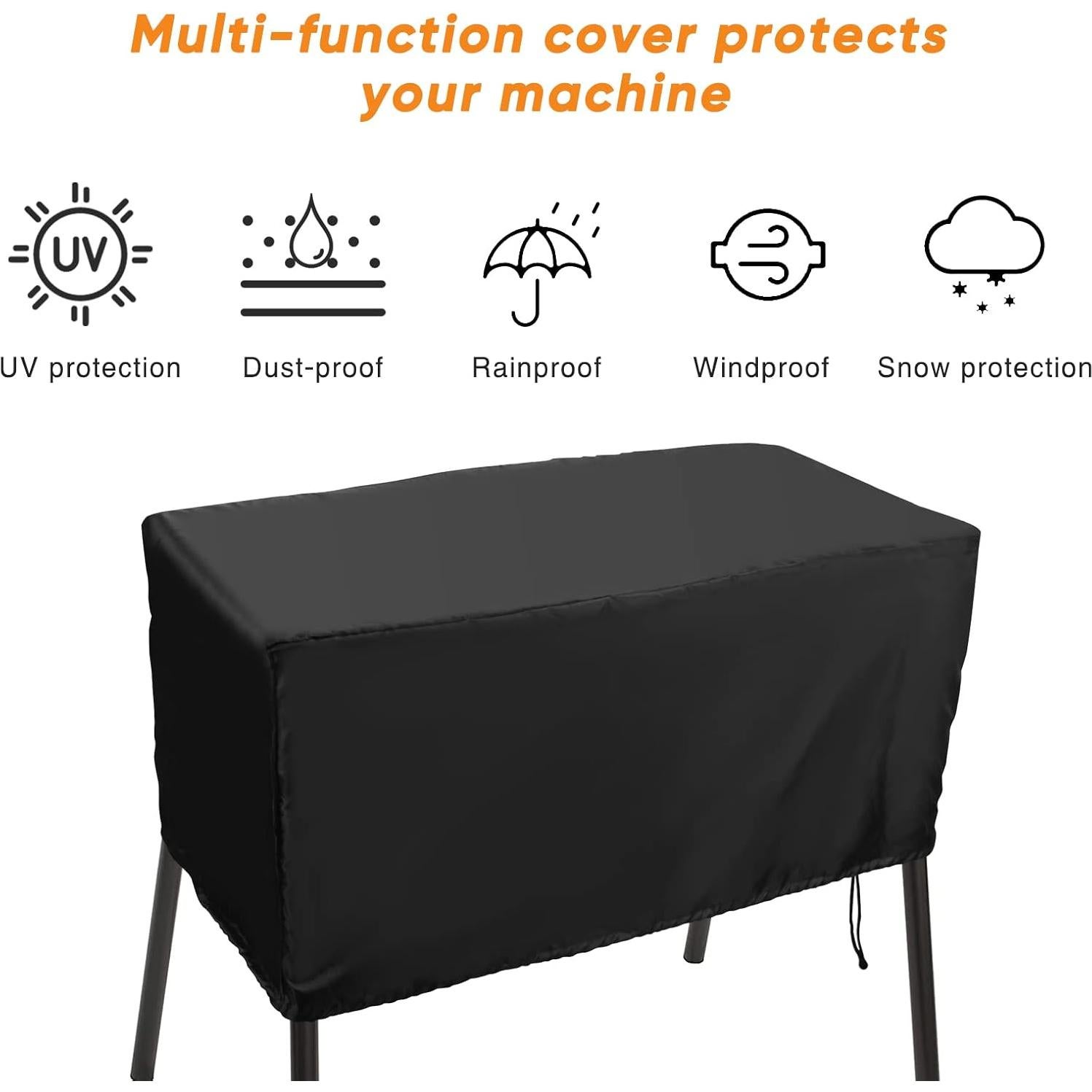 Cubierta Impermeable Luxiv para Estufa de Campamento 2 Quemadores 80x40x40 cm