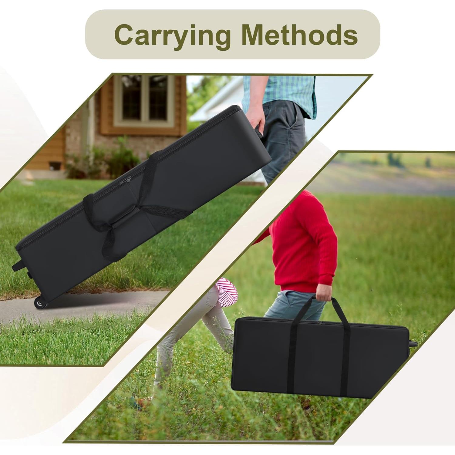 Bolsa de viaje grande JMIANeodark 89 cm impermeable con ruedas