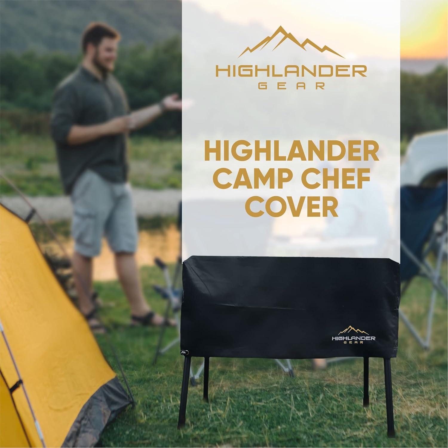 Funda Impermeable Highlander para Estufa Camp Chef 2 Quemadores
