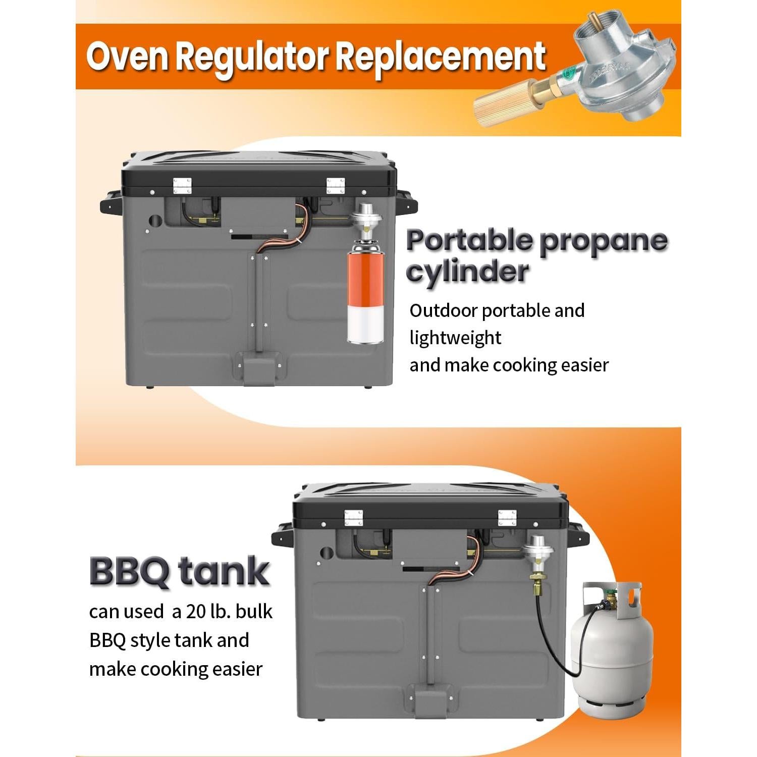 Regulador de Horno Camp Chef SPG25-17 para Estufa y Pizza