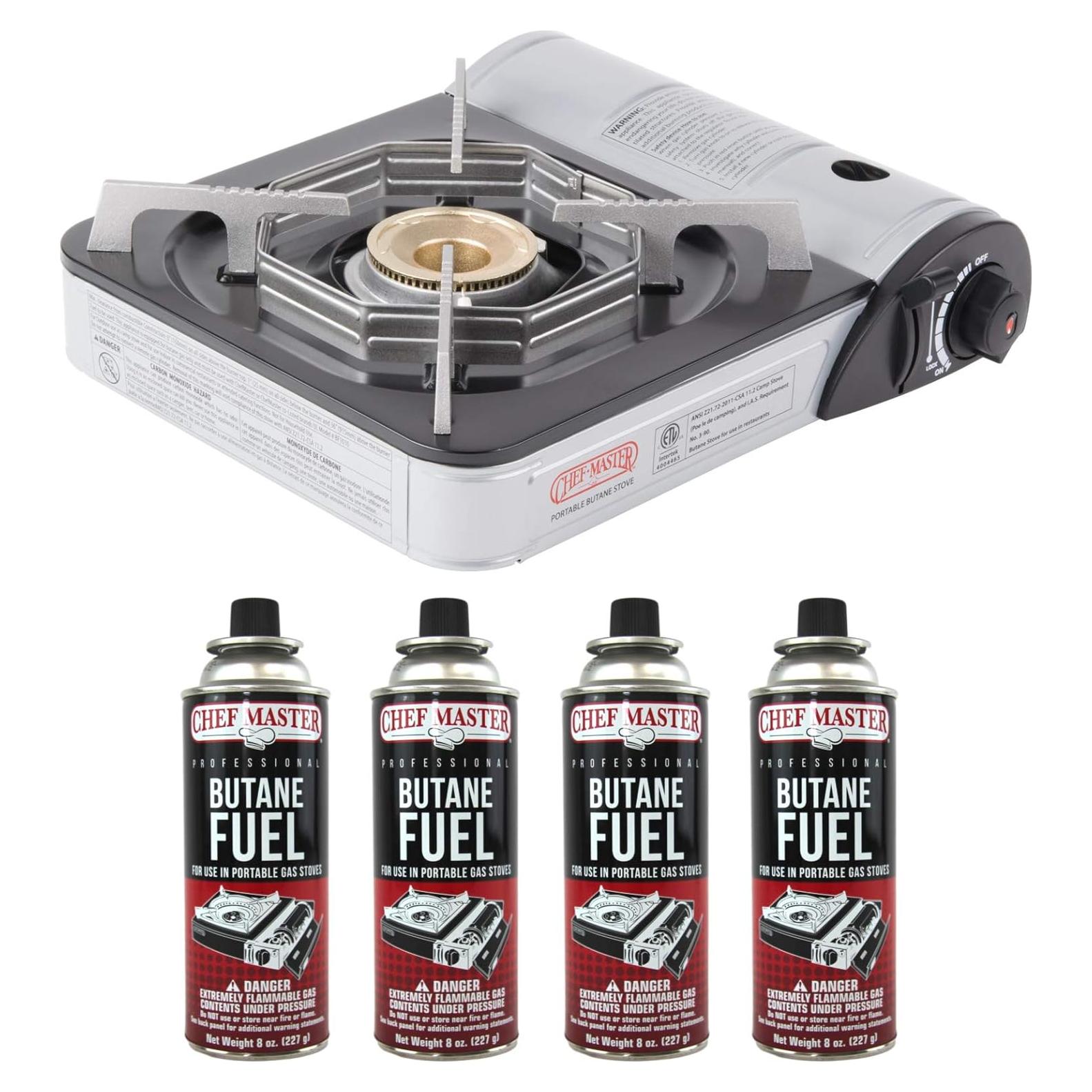 Estufa de Butano Chef Master 90011 Portátil 10,000 BTU