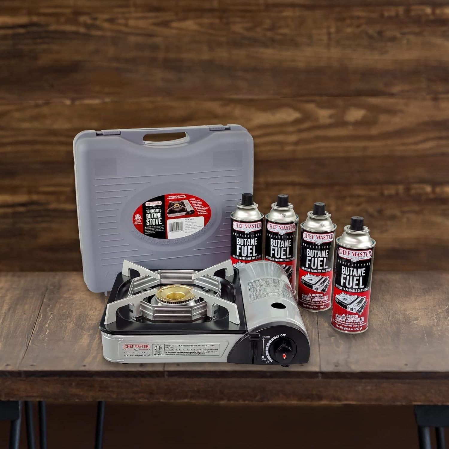 Estufa de Butano Chef Master 90011 Portátil 10,000 BTU