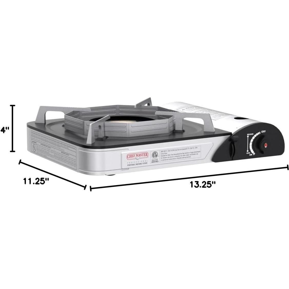 Estufa de Butano Chef Master 90011 Portátil 10,000 BTU