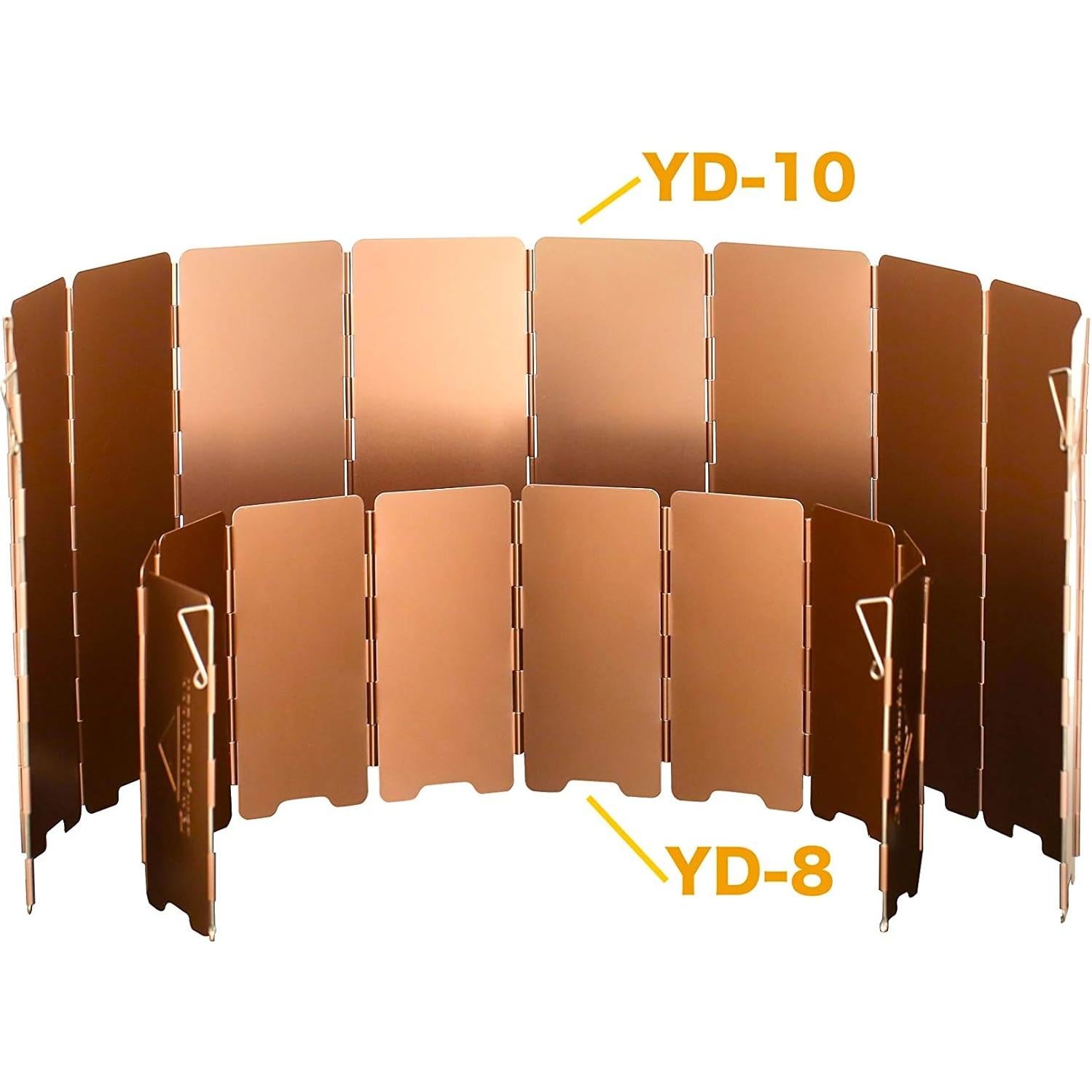 Paravientos Plegable Camping Moon YD-10 para Estufa 10 Placas