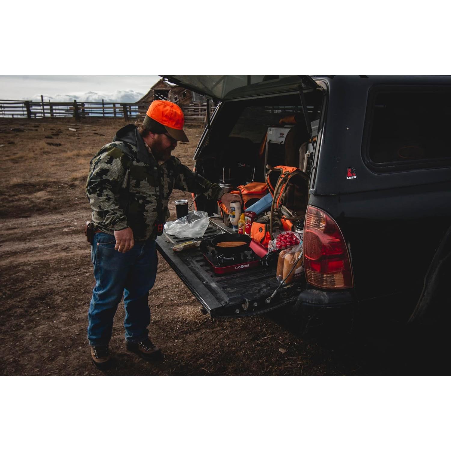 Estufa de Camping Gas One GS-3100P Doble Combustible 12000 BTU