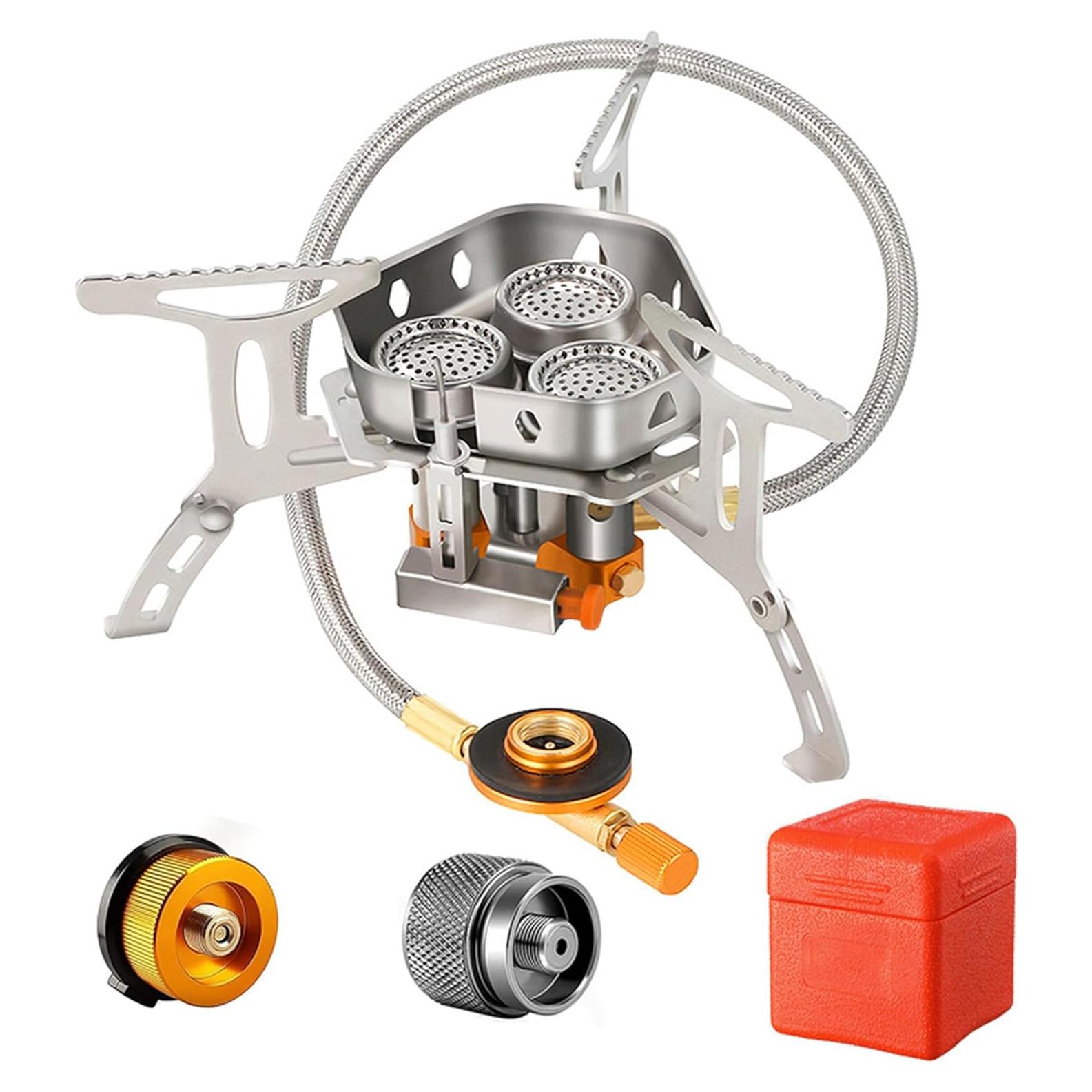 Estufa de Camping Propano 6800W con Encendido Piezoeléctrico