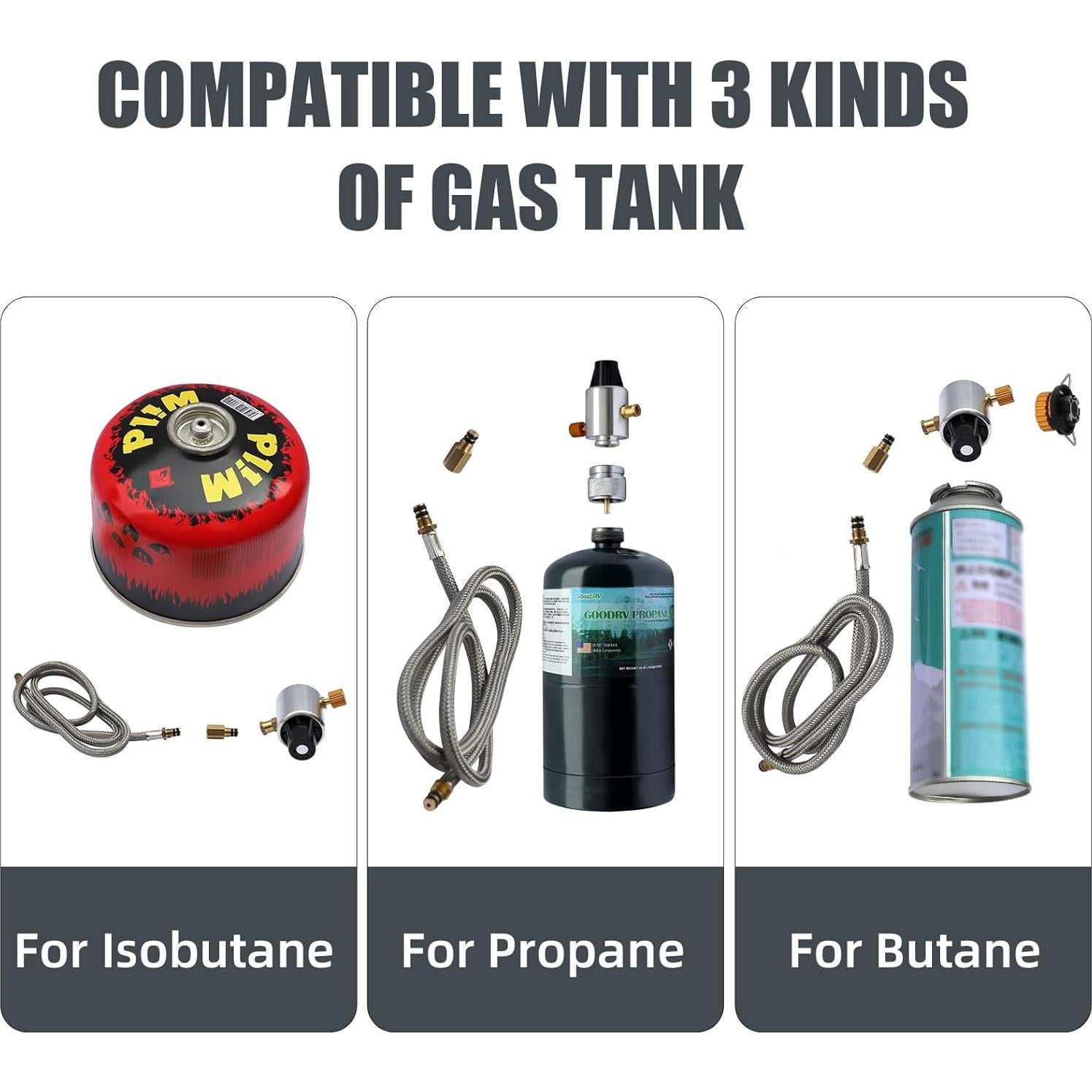 Estufa de Camping Portátil N60 de Propano 1500W con Funda