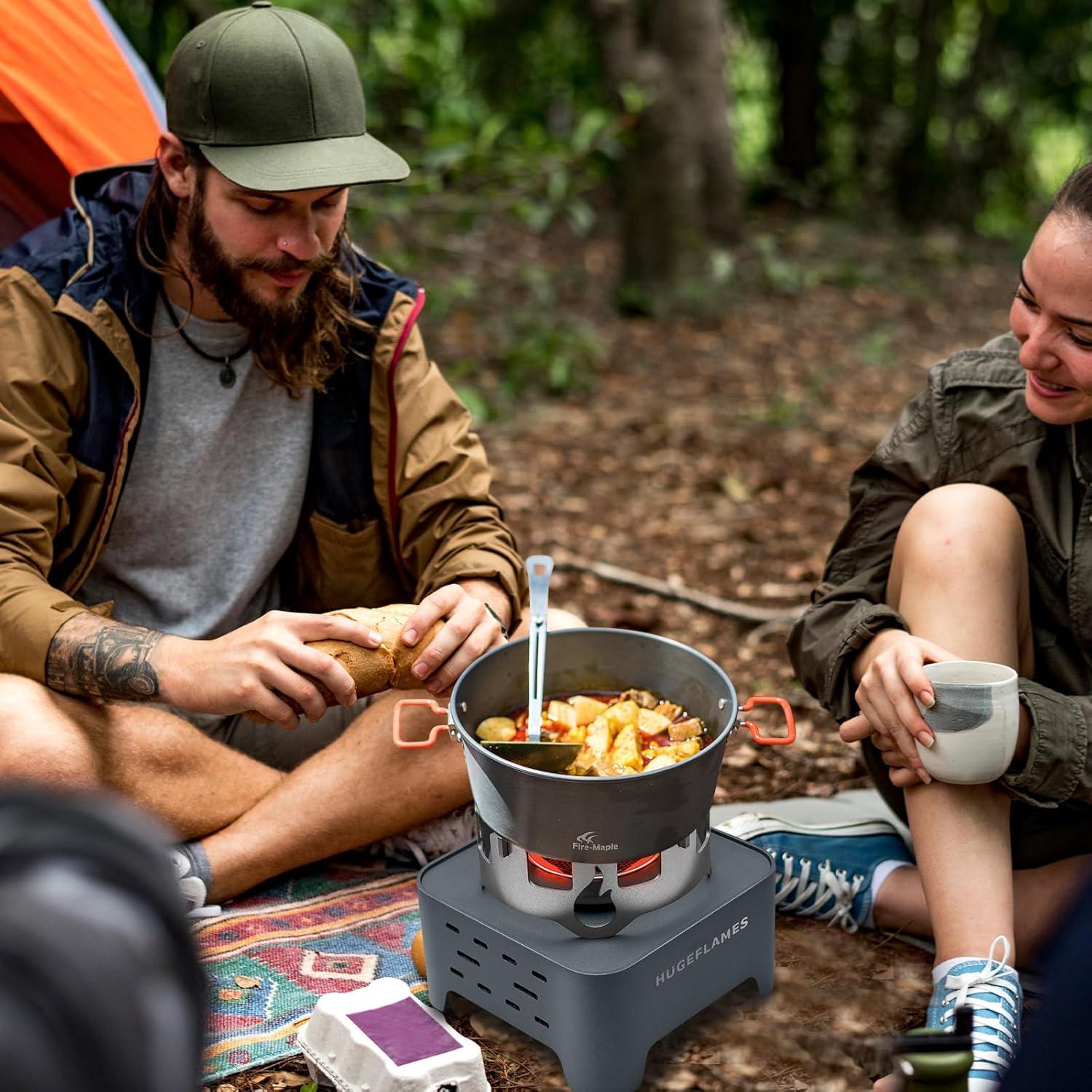 Estufa de Camping Portátil N60 de Propano 1500W con Funda