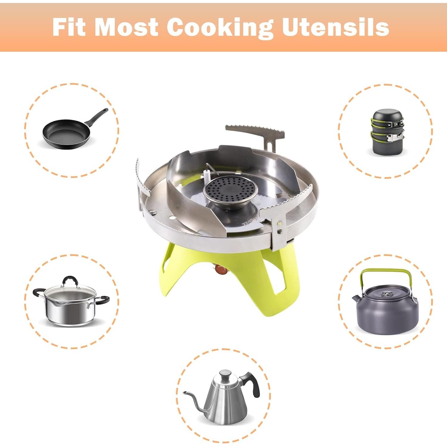 Estufa de Camping Portátil Hotdevil HD-MN-5010A 1300W