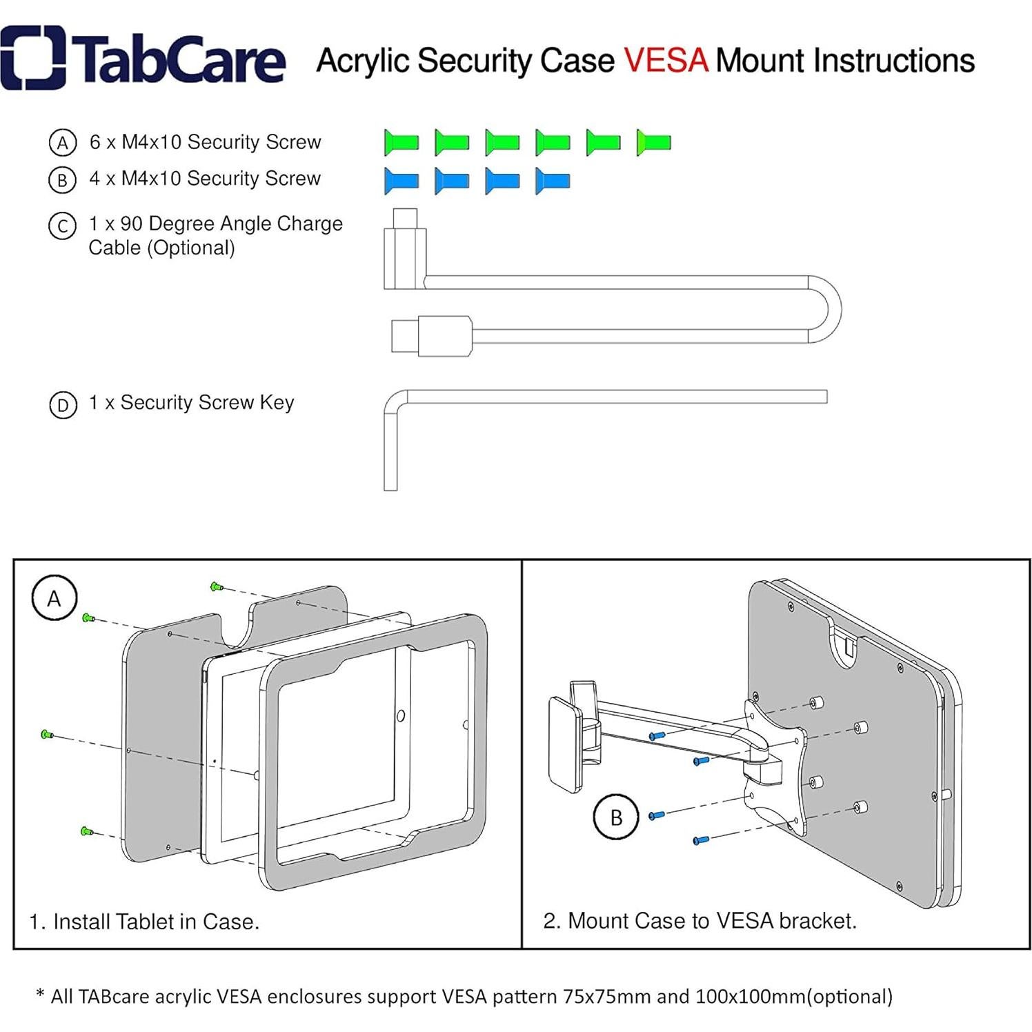 Funda Acrílica Antirrobo TABcare para Lenovo TAB M10 Plus 10.6"