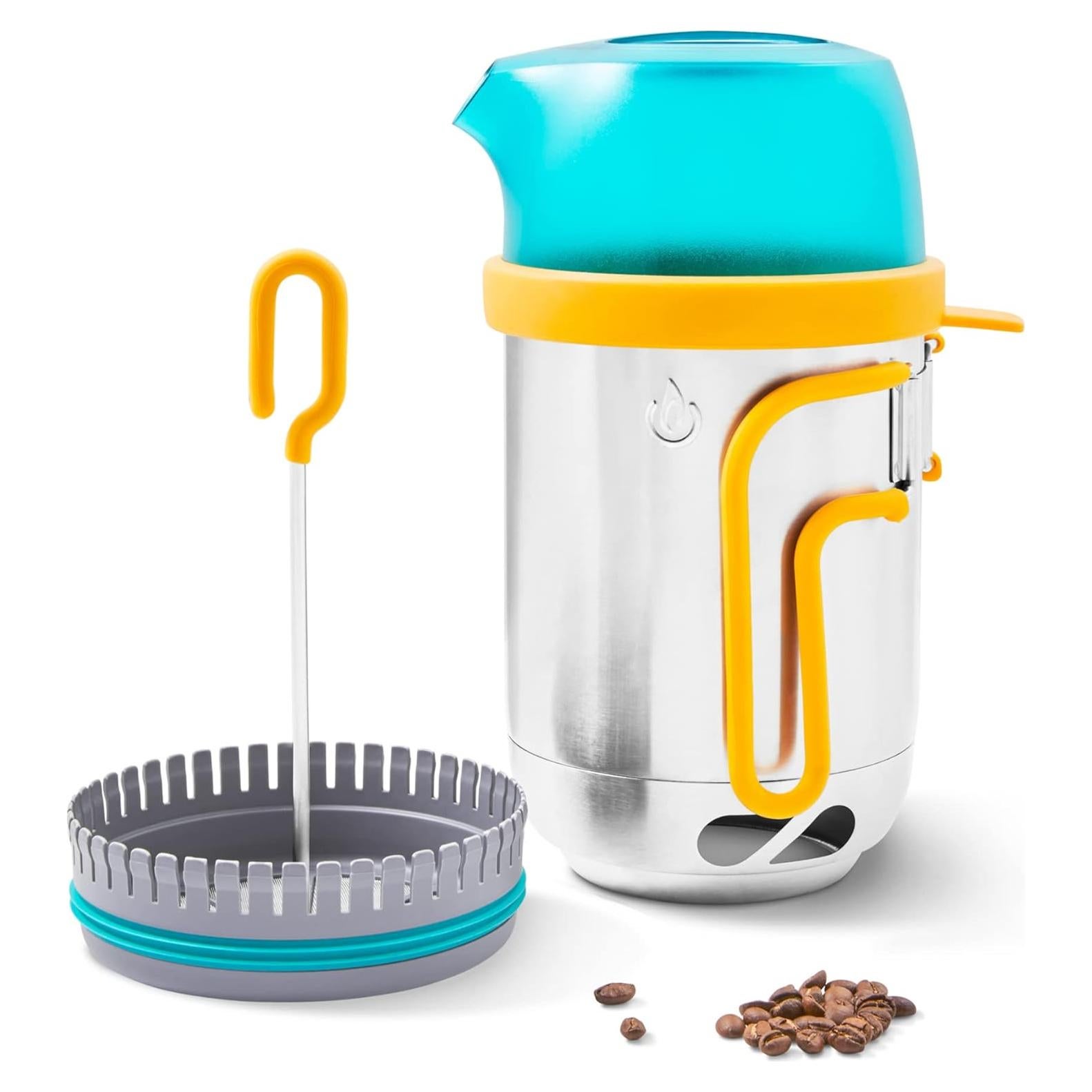 CampStove KettlePot & Coffee Set, Stainless Steel Cookware Accessory for Camping & Outdoors