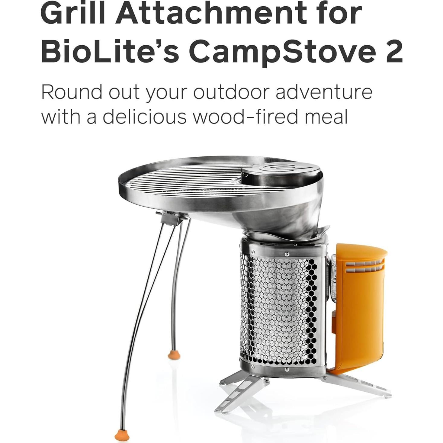 Parrilla Portátil BioLite GRA para CampStove 2 - Acero Inoxidable