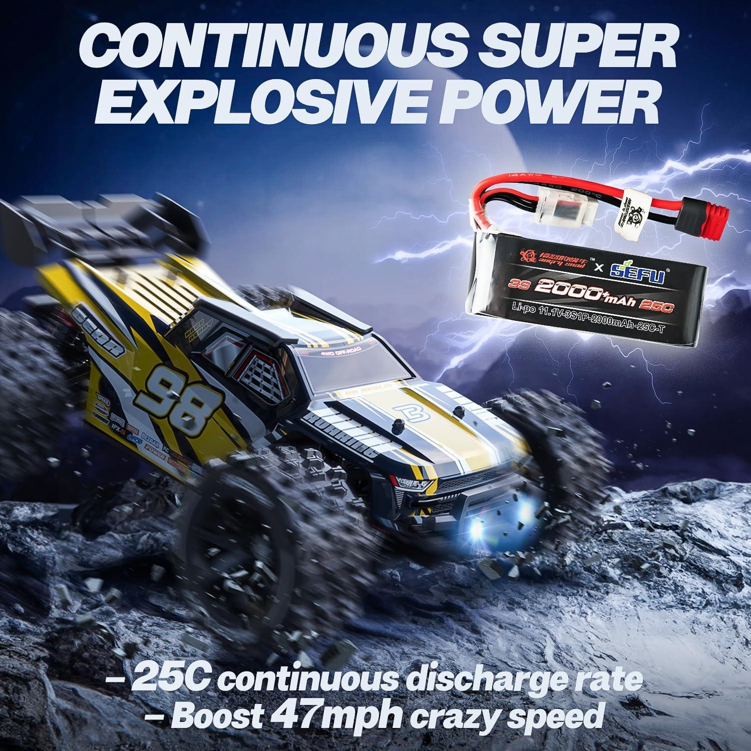 Camión RC BEZGAR HP141S 4x4 Todo Terreno 80 km/h