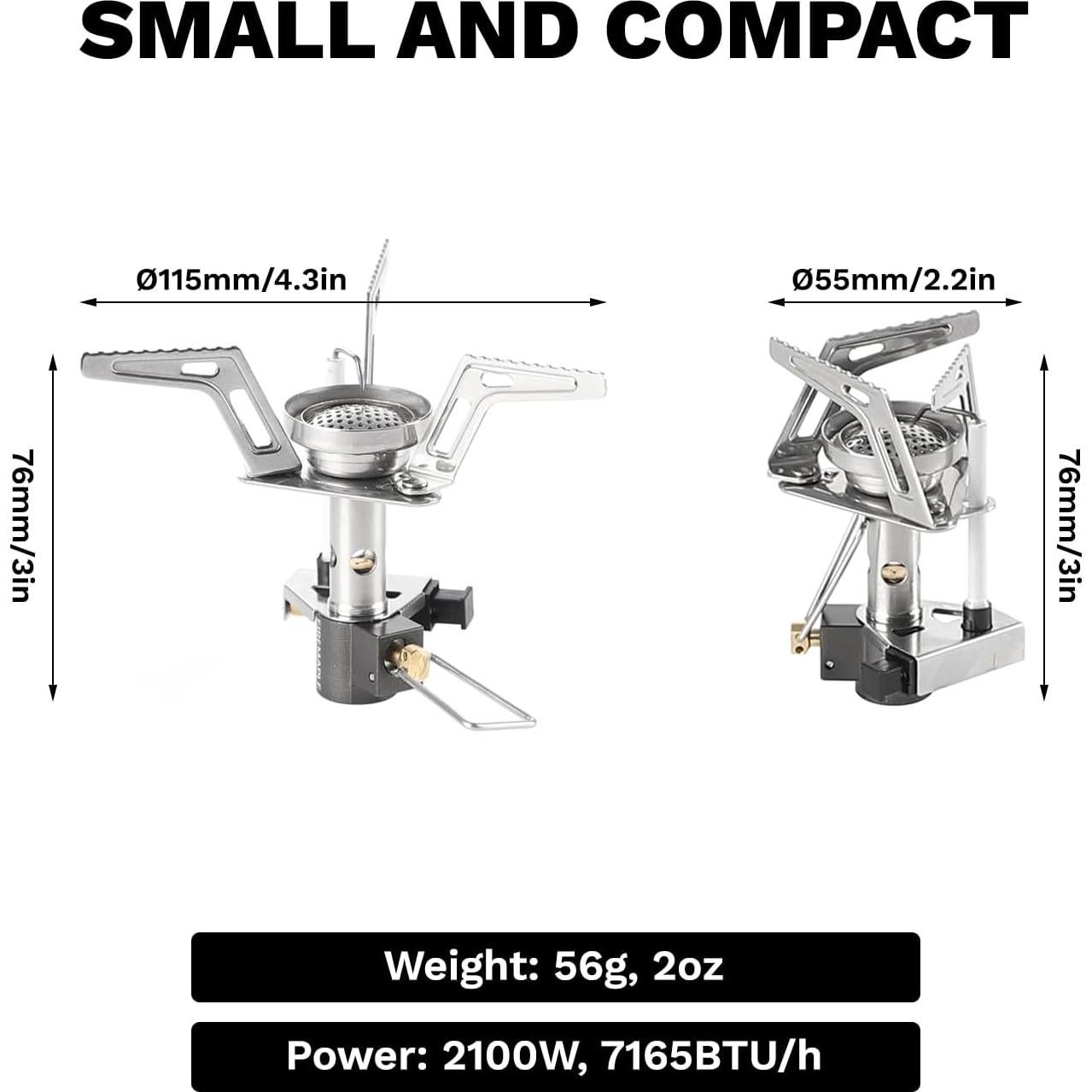Estufa de Gas Fire-Maple Torch - Camping Ultraligera 100g